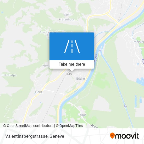 Valentinsbergstrasse map