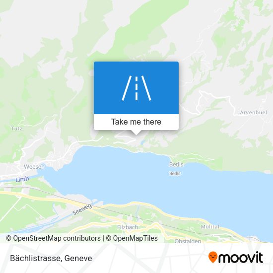 Bächlistrasse map