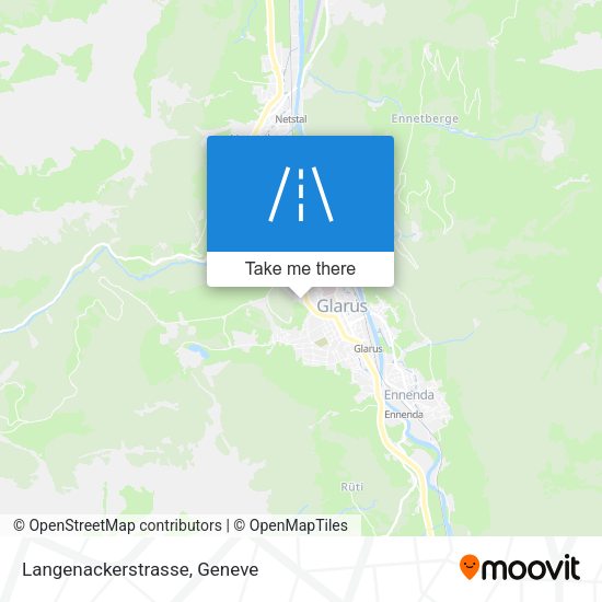 Langenackerstrasse map