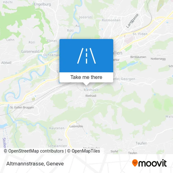Altmannstrasse map