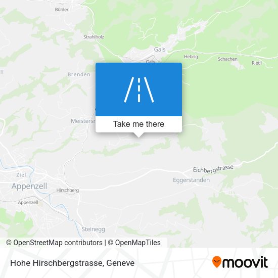 Hohe Hirschbergstrasse map