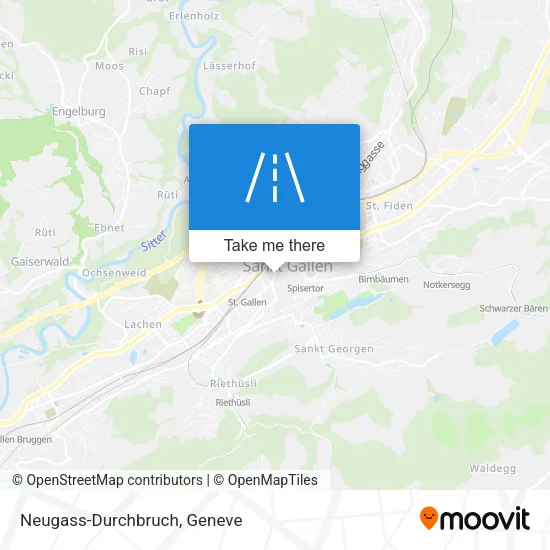 Neugass-Durchbruch map