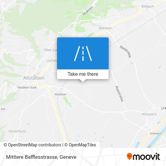 Mittlere Bafflesstrasse map