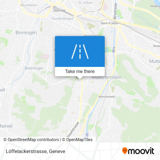 Löffelackerstrasse map