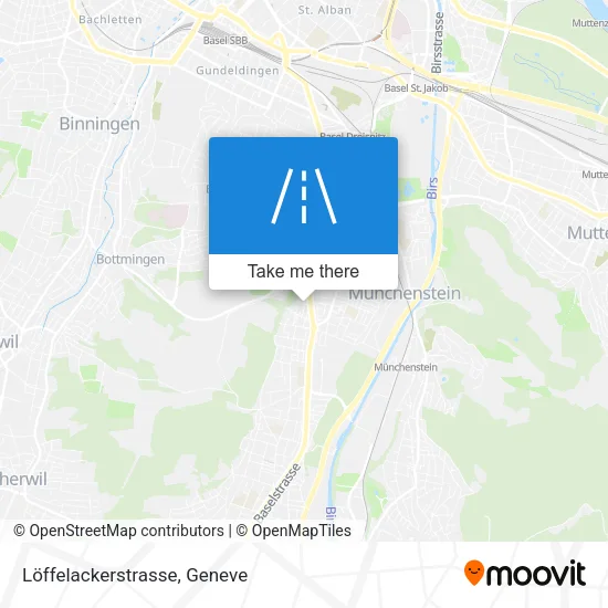 Löffelackerstrasse plan