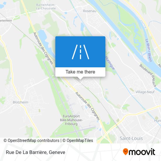 Rue De La Barrière map