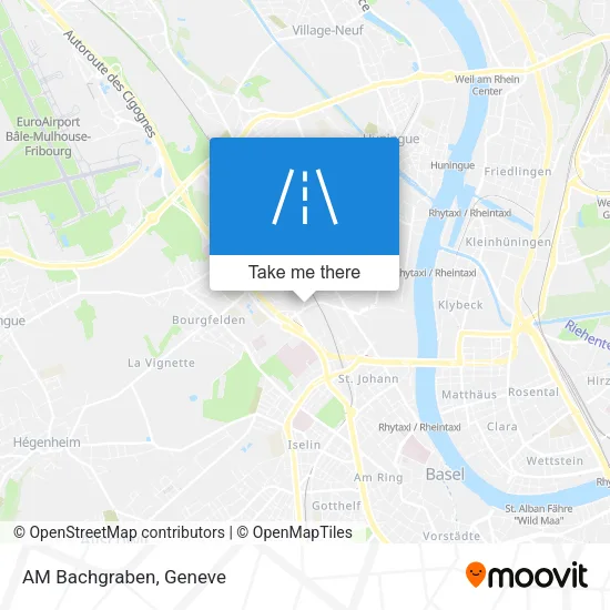 AM Bachgraben map