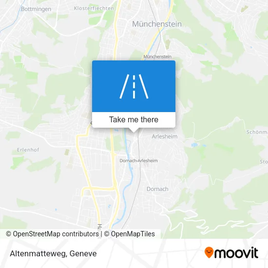 Altenmatteweg map