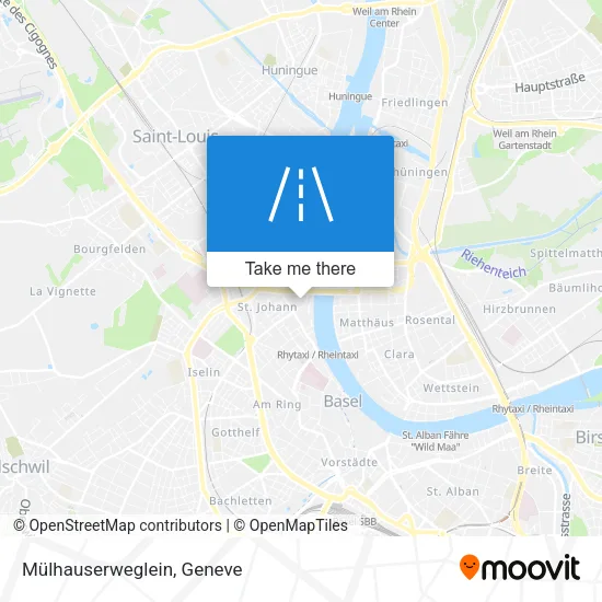 Mülhauserweglein map