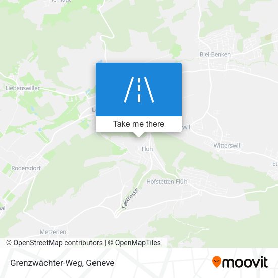 Grenzwächter-Weg map