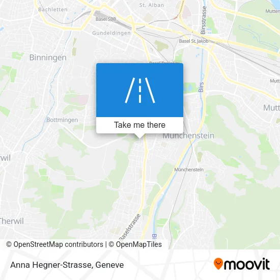 Anna Hegner-Strasse map