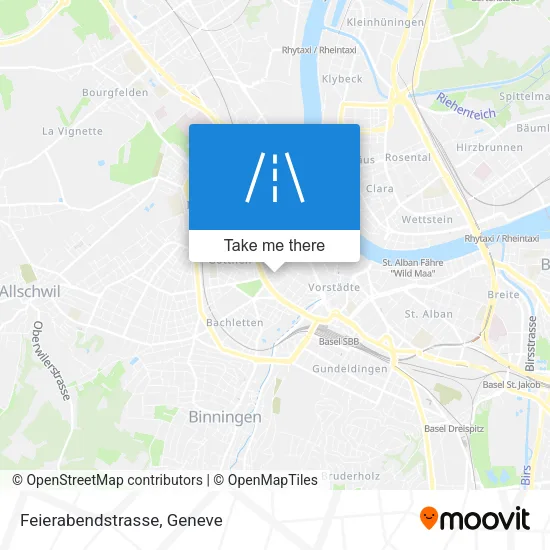 Feierabendstrasse map