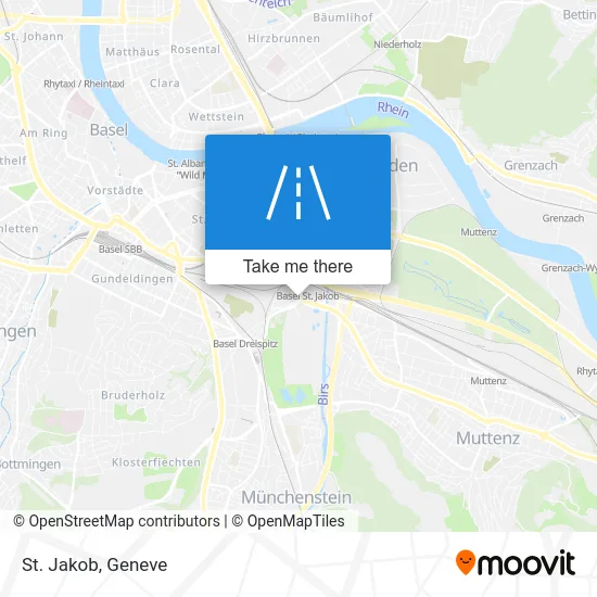 St. Jakob map