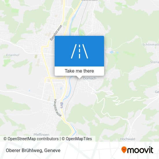 Oberer Brühlweg map