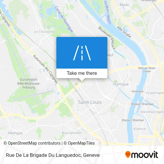 Rue De La Brigade Du Languedoc map