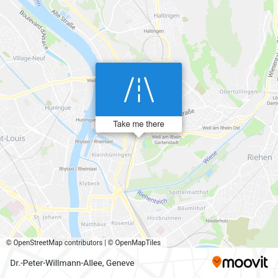 Dr.-Peter-Willmann-Allee map