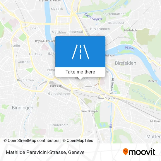 Mathilde Paravicini-Strasse map