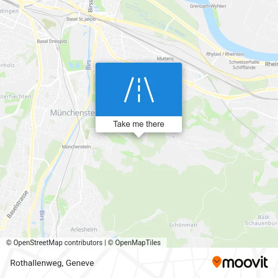 Rothallenweg map