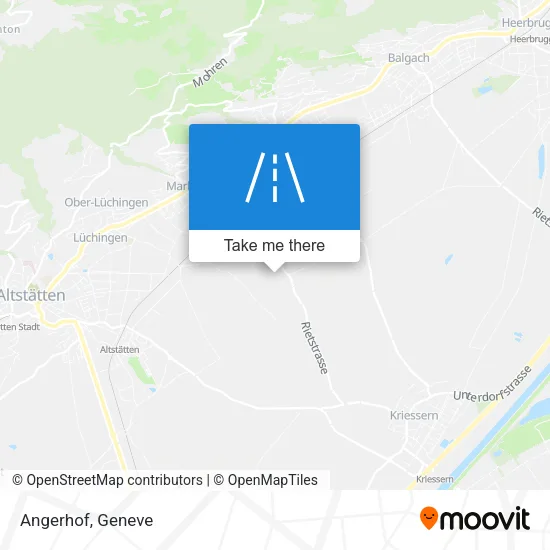 Angerhof map