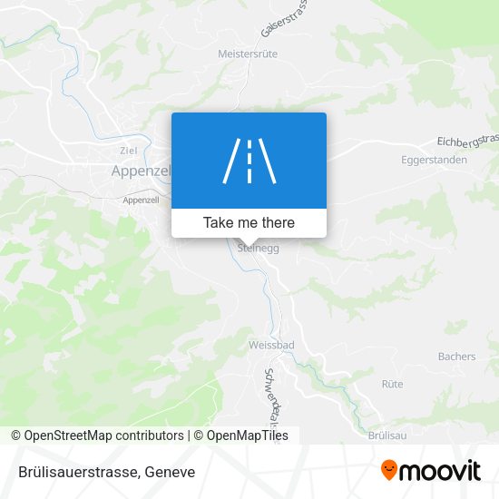 Brülisauerstrasse map