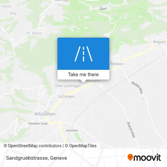 Sandgruebstrasse map