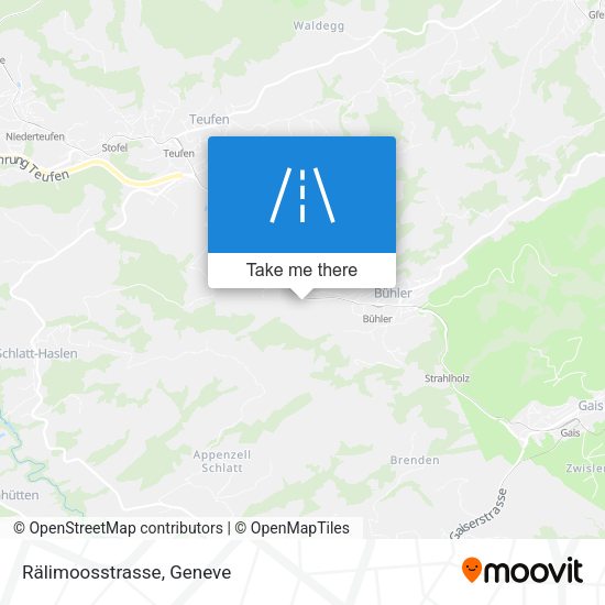 Rälimoosstrasse map
