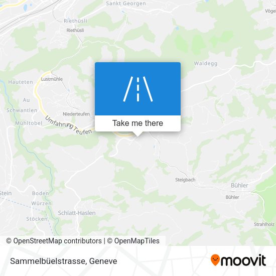 Sammelbüelstrasse map