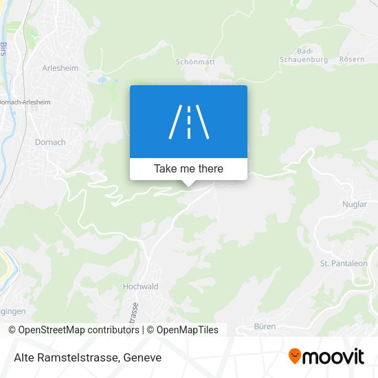 Alte Ramstelstrasse map