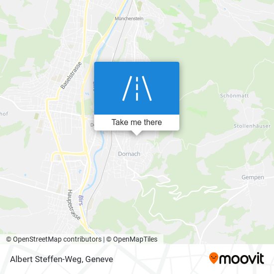 Albert Steffen-Weg map