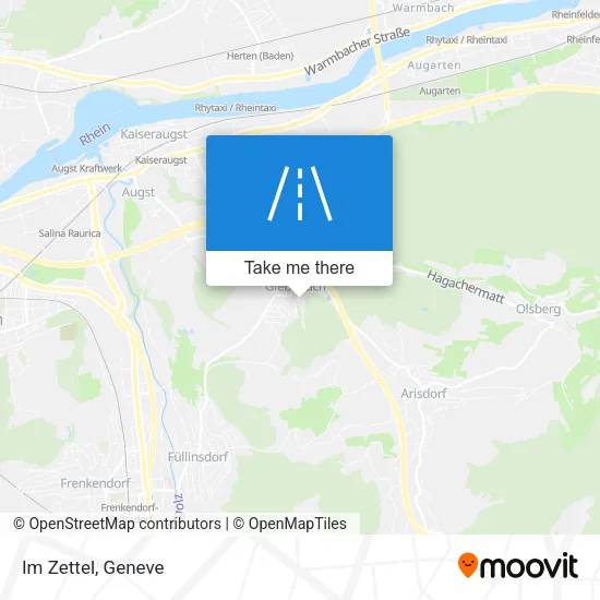 Im Zettel map
