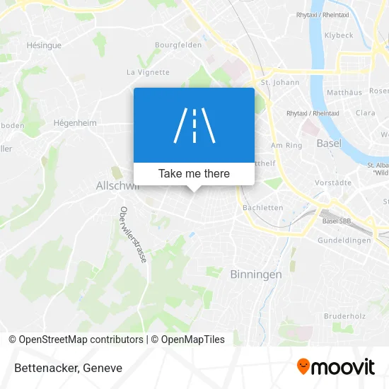 Bettenacker map