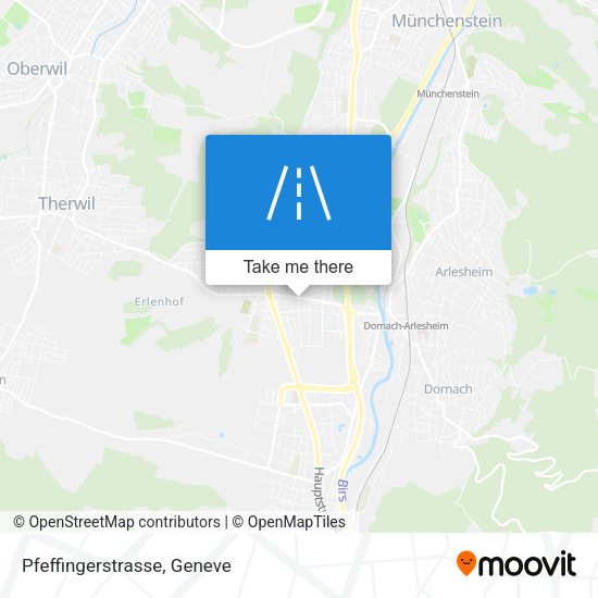 Pfeffingerstrasse map