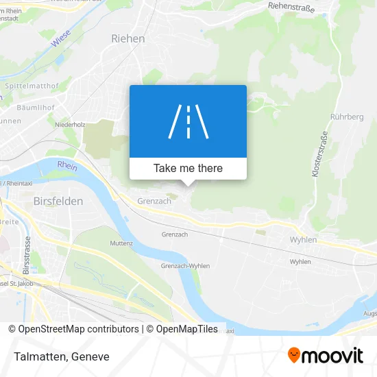 Talmatten map