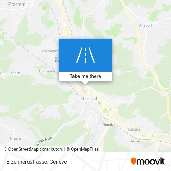Erzenbergstrasse map