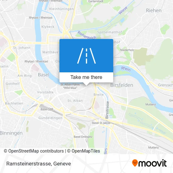 Ramsteinerstrasse map