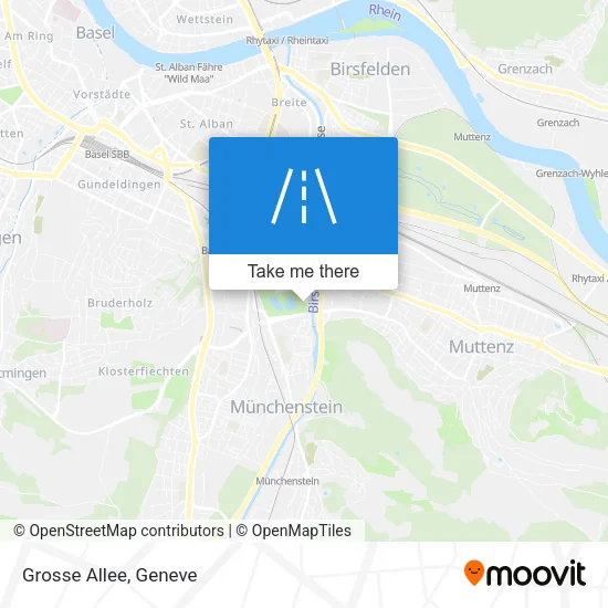 Grosse Allee map