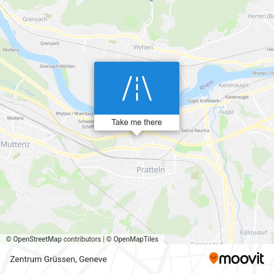 Zentrum Grüssen map