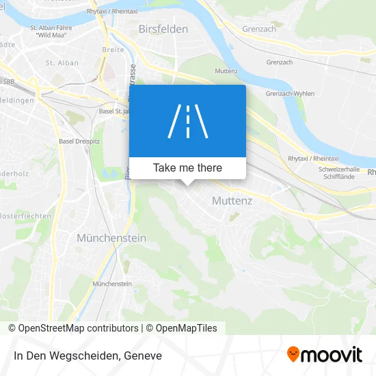 In Den Wegscheiden map