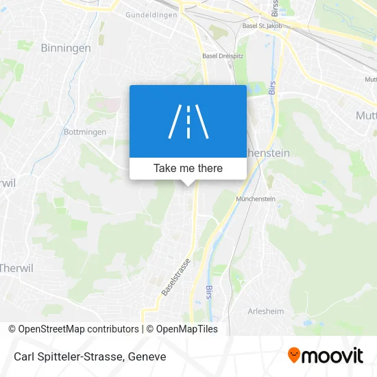 Carl Spitteler-Strasse plan