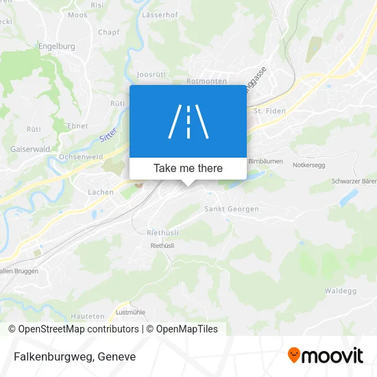 Falkenburgweg map