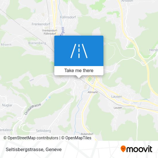 Seltisbergstrasse map