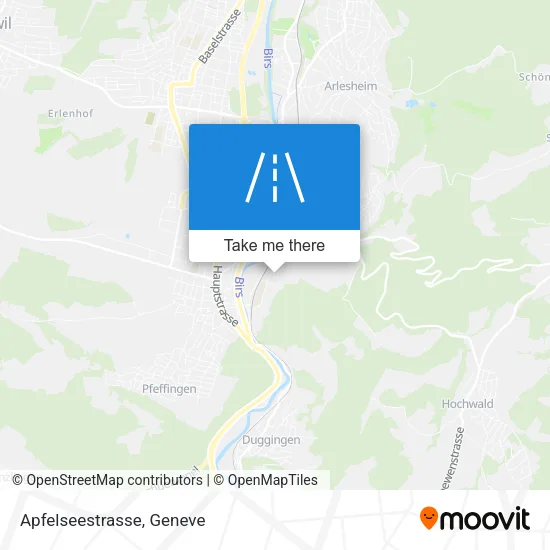 Apfelseestrasse map