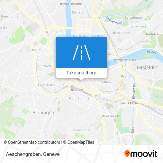 Aeschengraben map