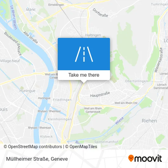 Müllheimer Straße map