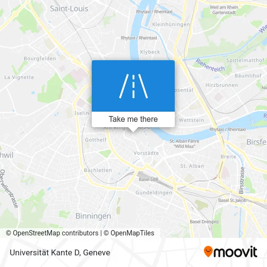 Universität Kante D map