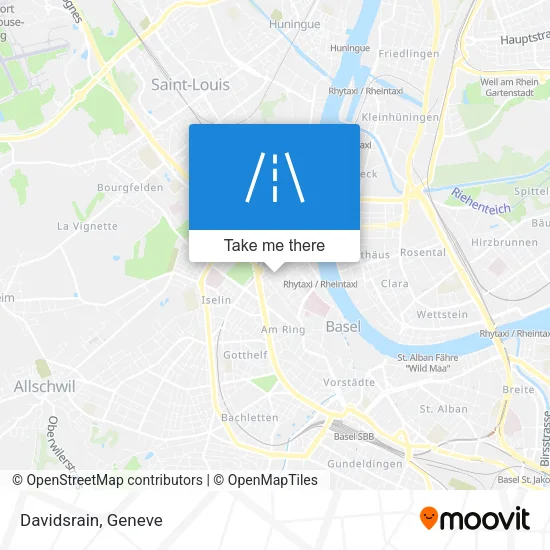 Davidsrain map