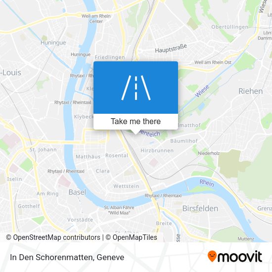 In Den Schorenmatten map