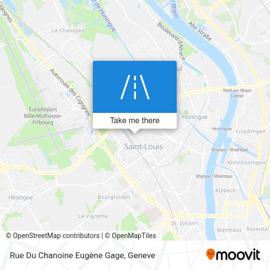 Rue Du Chanoine Eugène Gage map