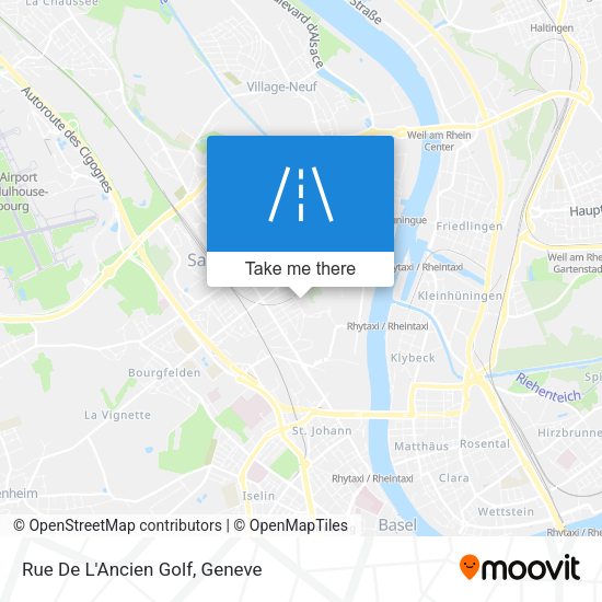 Rue De L'Ancien Golf map
