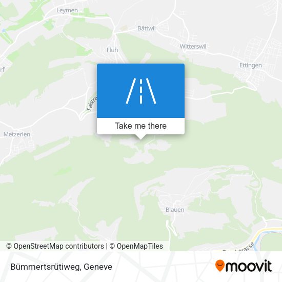 Bümmertsrütiweg map